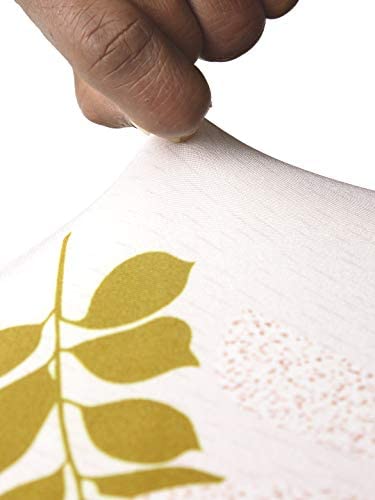 Image of Cortina Dining Chair Slipcovers | Protection Chair Covers | Floral Print, Removable, Washable | Universal Fit Super Soft Stretchy Polyester Spandex | Hotel, Marriage, Wedding | Pack of 6, Cream 2