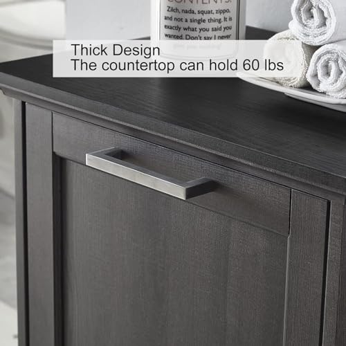 Old Captain YJZYG001 Wooden Tilt Out Trash Cabinet, Hidden Trash Can Kitchen Holds 10 Gallons thumb #2