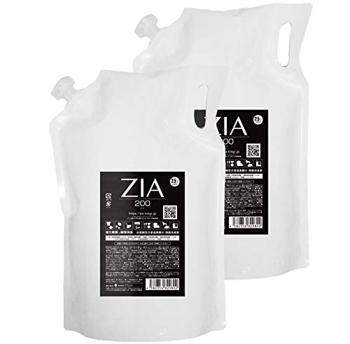 非電解 次亜塩素酸水 ZIA/200 ジア 5L詰替(2.5Lパウチ2個) 200ppm スパウトパウチ 除菌消臭剤 日本国内自社工場生産