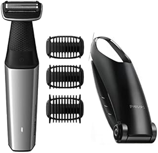 Philips Norelco Bodygroom Series 5000 Showerproof Body Trimmer for Men with Back Attachment, BG5025/40