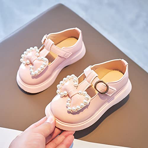 Toddler Summer Sandals Kids Girls Dress Shoes Pearl Bow Shoes Summer Outdoor Soft Rubber Sole Baby Flip Flops3