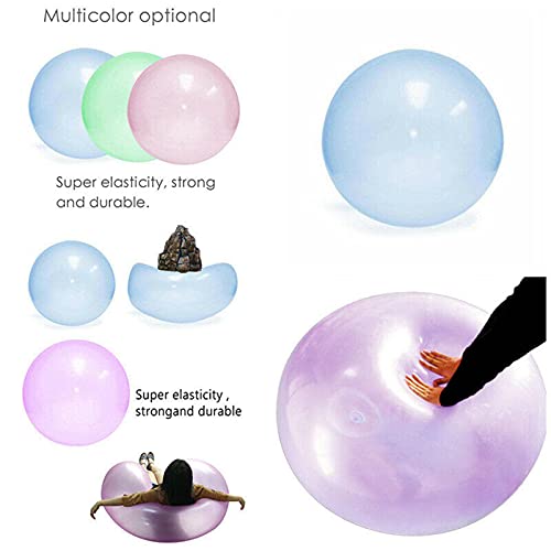NC Bola de bolha durável e quente, bola divertida inflável, incrível, resistente a rasgos, bola de b