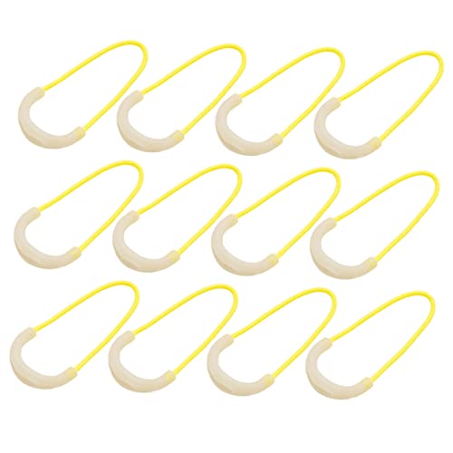 MUELODSIC DIY Zipper Pullers Ropes 12pcs Zipper Pulling Ropes TPU Material for Bag Tent Stake