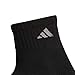adidas Women's Ankle Socks, Athletic Cushioned Quarter Fit, 6-Pack, Durable, Comfortable, Cooling, with Compression