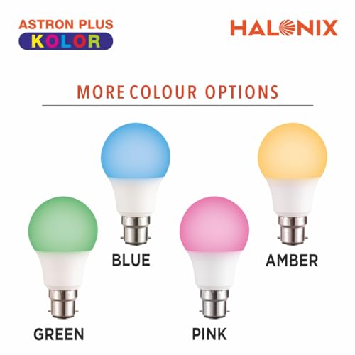 Image of Halonix LED BULB ASTRON PLUS 9W B22 GREEN PACK2