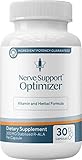 All-Natural Nerve Repair Optimizer with Stabilized R-Lipoic Acid - Absorbs Fast - Safe for Fibromyalgia- Alternative Nerve Pain Treatment - One Month Supply (30 Count)