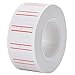 9527 Product 12 Rolls 7200pcs Price Gun Labels Paper for Mx-5500 Labeller White
