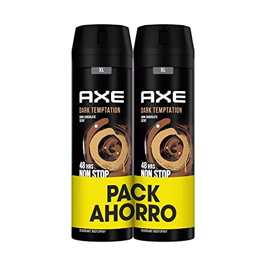 Axe Desodorante para Hombre Bodyspray Dark Temptation Pack Ahorro 200ml x2