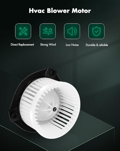Image of SCITOO AC Heater Blower Motor w /Fan HVAC Blower Motor fit for 2004-2007 for Buick Rainier /2002-2009 for Chevrolet Trailblazer /2002-2004 for Oldsmobile Bravada