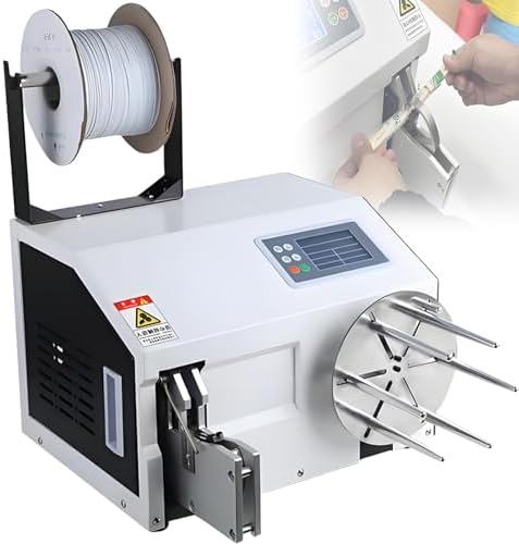 Electric Food Twist Tying Machine with LCD Screen & Smart Control Panel for Efficient Bread & Toy Packaging, Adjustable 5-30mm Tie Size