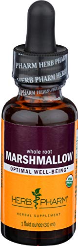 Herb Pharm Certified Organic Marshmallow Liquid Extract Drops 1 Oz