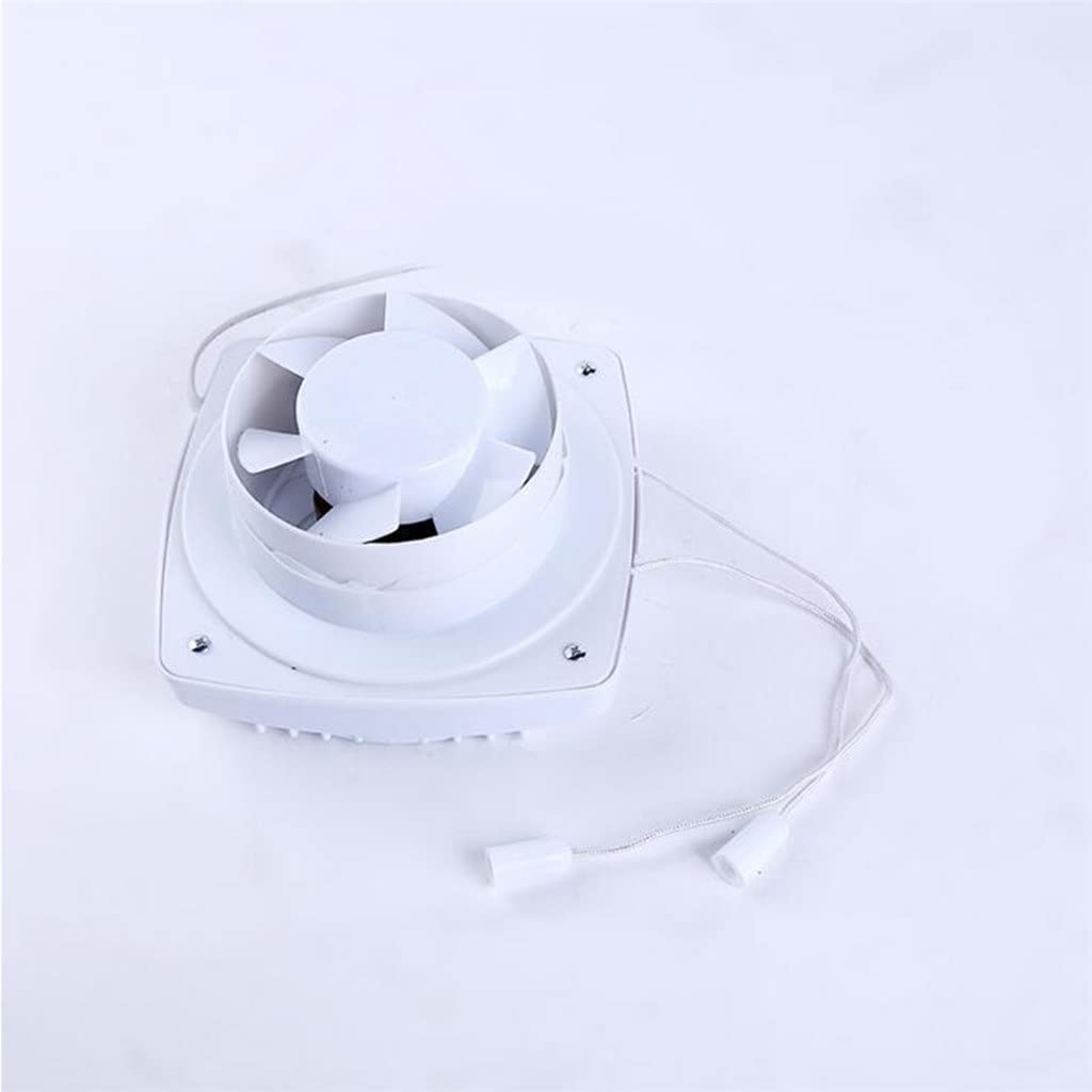 Extractor silencioso de 4 Pulgadas, Ventilador de Escape para el hogar, Hotel, Ventanas de Cristal, Colgar en la Pared, Cocina, baño, Inodoro, Ventilador de Escape