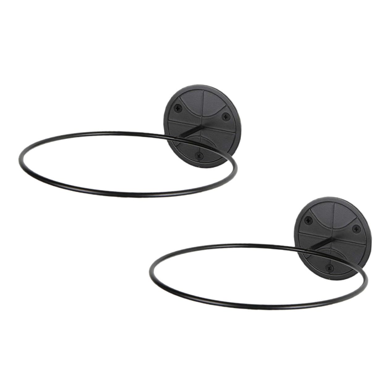 KOMBIUDA 2pcs Wall Mount Basketball Rack Durable Football Holder for Organizing Sports Balls Versatile Storage Display for Home Garage Sports Equipment