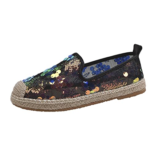 Chaussons chauds femmes type espadrille avec talonnette compensée pour soulager les pieds
