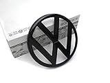 VW Volkswagen 1J0853601A041 Zeichen Emblem Schwarz Logo Kühlergrill Vorn, Nur Für Golf 4 (Typ 1J)