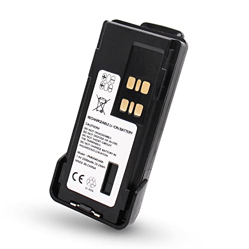PMNN4409AR PMNN4544A PMNN4412 Replacement 2600mAh li-ion battery for motorola APX4000 APX1000 PR 3300 XPR 3500 XPR 7350 XPR 7380 XPR 7550 XPR 7550 radio With Belt Clip - OEM Without IMPRES