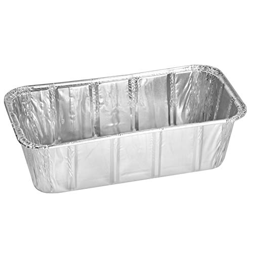 Thick Aluminum Loaf Pans (30 Pack, 8 x 4 Inches) | 2 Lb. Mini Baking Pans for Bread, Lasagna, Meatloaf, Cake | Heavy Duty Disposable Oven Bake Tin for Cooking & Food Storage