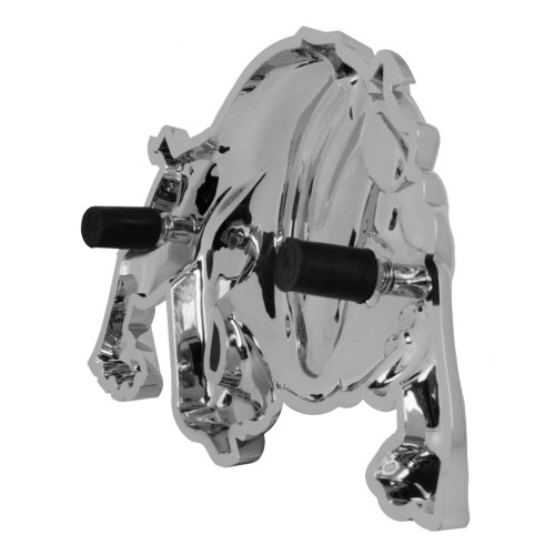 Image of Grand General 94260 Chrome Plastic 'Bull Dog' Mud Flap Cut-Out Accent