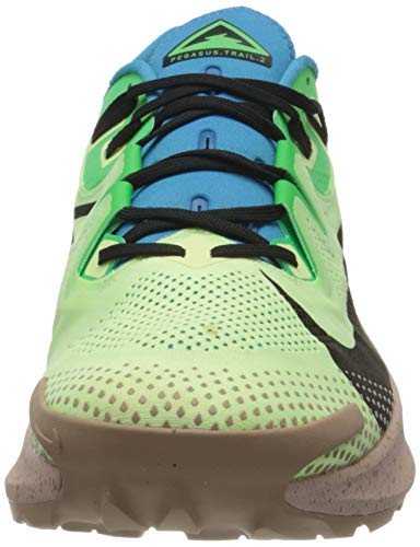 Nike Men's Race Running Shoe, Barely Volt Black Laser Blue Poison Green Stone Mauve Desert Dust, US:6.52