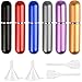 TIMESETL 6pcs Atomizador de Perfume, 5 ML Botella Vacío Pulverizador del Perfume de Atomizadores Bomba Recargable Dosificador de Perfume Spray Frasco para Viaje