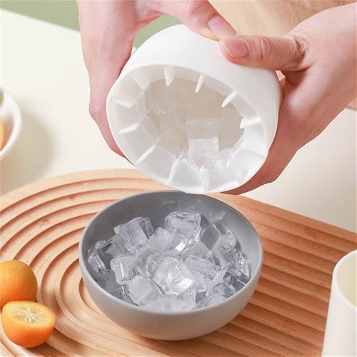 Molde para cubos de hielo de silicona portátil miniatura 1