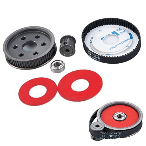 Runup RC Antriebsriemen 3,17/5,0 mm Riemenantriebsgetriebe für 1/10 RC Car Crawler Axial SCX10 90048 Upgrade-Teile Zubehör (3.17mm)