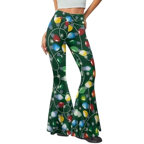 Suhoaziia Women's Flare Yoga Pants Cover