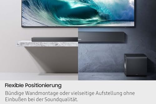 Samsung HW-QS710GF Q-Series 3.1.2-Kanal-Soundbar für Fernseher, TV-Lautsprecher mit kabellosem 6,5"-Subwoofer, Kabelloses Dolby Atmos und DTS:X, SpaceFit Sound, Q-Symphony – Bild 7