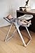 Inglesina MyTime Baby High Chair - Removable Tray, Easy-Clean Foldable High Chair - Sugar Color