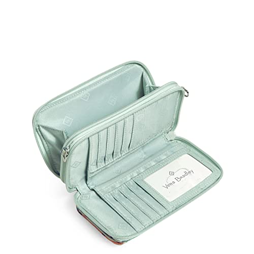 Image of Vera Bradley Women's Cotton All in One Crossbody Purse With RFID Protection