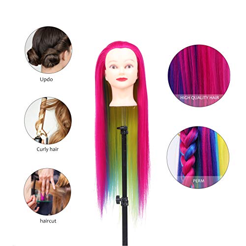 Hair Styling Training Head Head Human Hair Mannequin Head Modelo Cosmetologia Manikin Head Head Hair