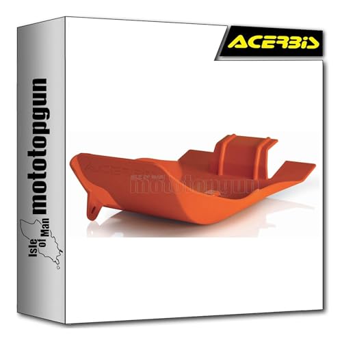 Sabot moteur orange compatible KTM SX 250 protection carter plastique moto cross 2006-2016