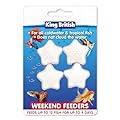 King British – Weekend Feeders 4 Pack – For Coldwater & Tropical Fish – Ideal for Leaving your Fish over Weekends – Does Not Cloud Water Ingredients – Helps Keep Fish Healthy & Active