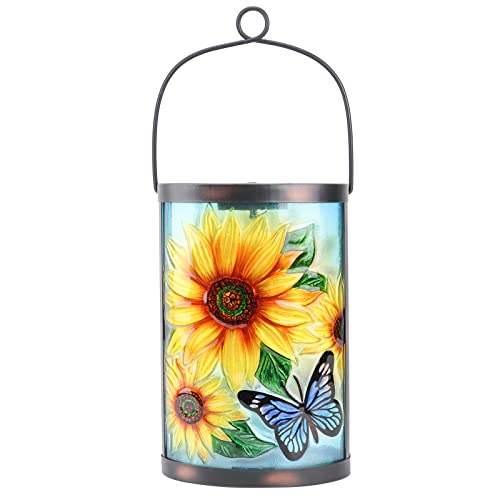 Hanging Solar Lantern Outdoor Waterproof LED Solar Lights Sunflower Decorative Solar Lanterns Tabletop Lamp for Outdoor Patio Garden Yard Decor Hanging Solar Lantern Outdoor Waterproof LED Solar Lights Sunflower Decorative Solar Lanterns Tabletop Lamp for Outdoor Patio Garden Yard Decor