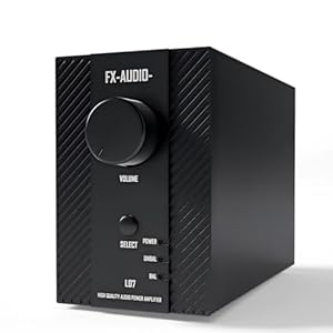 FX-Audio- L07 Stereo Audio Verstärker 200W x2 MA5332MS 2 Kanal Class D Power Amp Bridgeable BTL 400W Hi-Fi Fully Balanced Amp für Passive Bookshelf Desktop Lautsprecher Home Theater