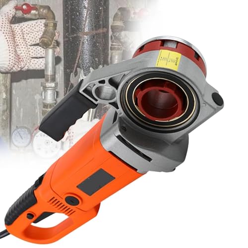 Máquina roscadora de tubos eléctrica, máquina roscadora de tubos mejorada, máquina roscadora de tubos mejorada, kit de máquina roscadora portátil de mano(220V,6heads)