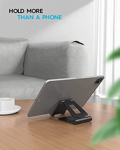 Image of Combo Offer Adjustable Multi-Angle Tablet Holder Stand with Plastic Body Foldable Mobile Phone Stand Holder Dock Mount for Mobile Cell Phones, Smartphones, Tablets