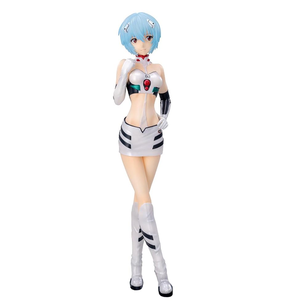 Jilijia Ayanami Rei Action Figure Anime Figure Racing Suit Edition Model PVC Statue Desktop Decor Handmade Collectible Fans Gifts 21cm — image 1