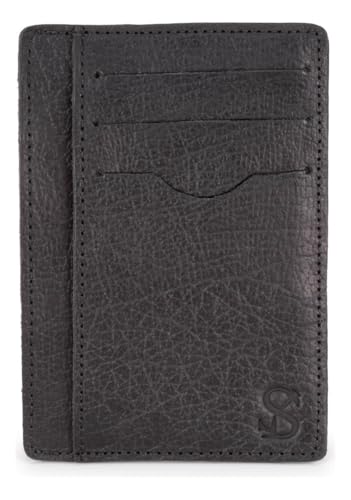 Carteira Masculina Slim Leve E Compacta Em Couro Legítimo(PRETO)