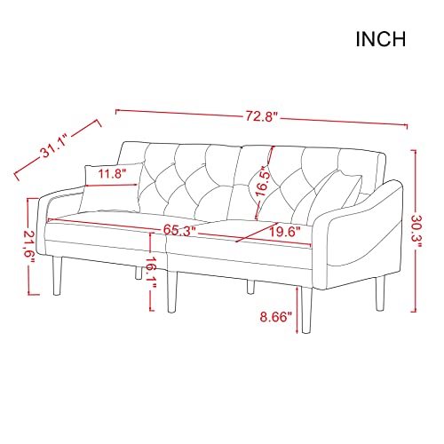 Listado y reviews de Futon gris para oficina en casa los mejores 10. 26 Imagen adicional
