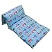 Wildkin Kids Pillow Lounger for Boys and Girls, Travel-Friendly and Perfect for Sleepovers,Requires 4 Standard Size Pillows (Not Included),Measures 69.5 x 27 Inches,BPA-free(Trains, Planes and Trucks)