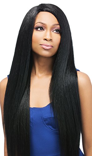 OUTRE Synthetic Hair Weave Batik Duo Dominican Blow Out Straight 5PCS (1B)