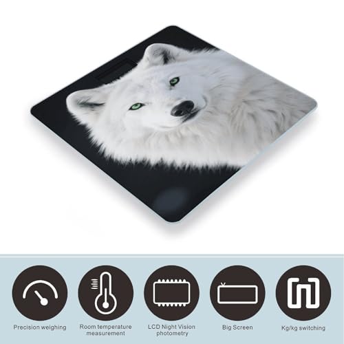 Báscula Digital de Baño con Pantalla LCD y Cristal Templado miniatura 3