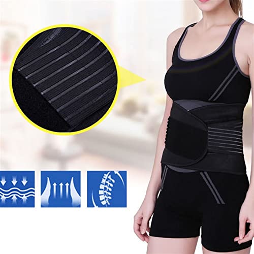 Image of Lumbar Brace Back rt Belt Slimming Shapers Belt Waist Trainer Belt Workout for Men Women Weight Loss Fitness Fat Burner Back rt rt