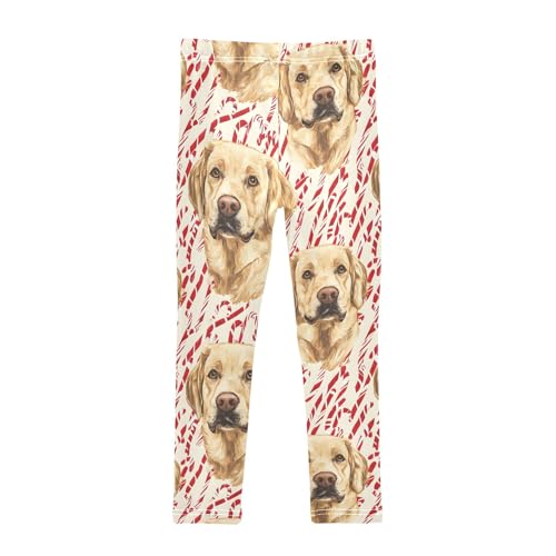 Golden Candy Dog Girls Leggings Athletic Pants Tights Stretch Bottom2