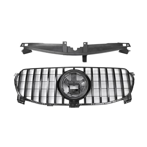 X AUTOHAUX Black Front Upper Hood Bumper Grille Grill for