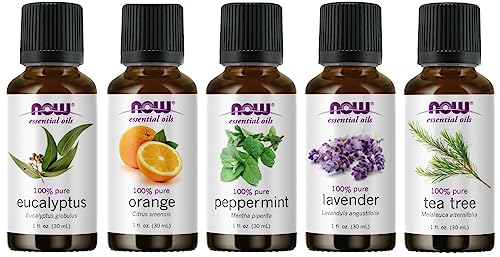 Now Foods Essential Oil 5-Pack Variety Sampler 1 Ounce