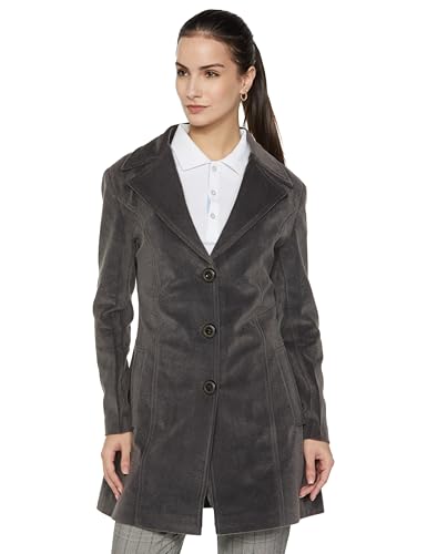 Image of Qube By Fort Collins Women's Knitted Hip Length Tweed Blazer - Stylish, Versatile, And Elegant For Office Or Casual Wear