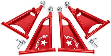 American Star 4130 Chromoly 1.5 Inch Forward A-Arms Polaris RZR 570 & 800 - ALL Years (Red)