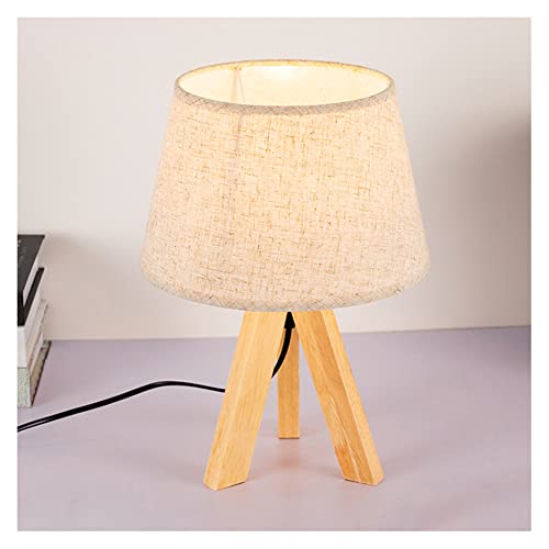 Lampada da tavolo moderna in lino minimalista